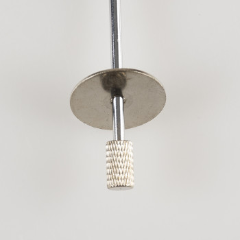 Groente- en fruitdrager met zilveren haak - 18x2,5x2,5cm