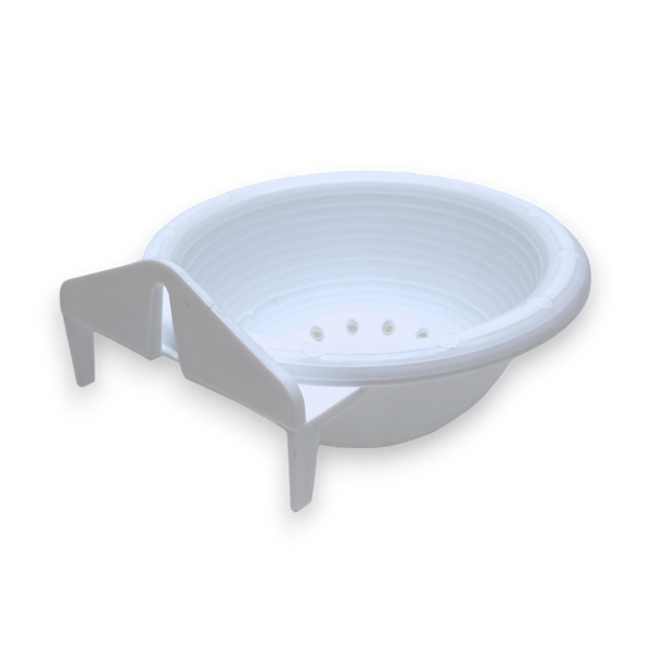 White plastic nest for canaries
