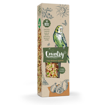 Bâtons de graines aux abricot et figue pour perruches - 2 sticks - Country