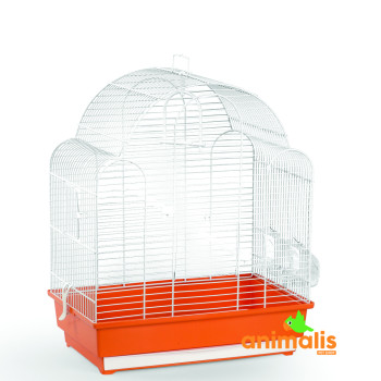 White "Silva" bird cage...