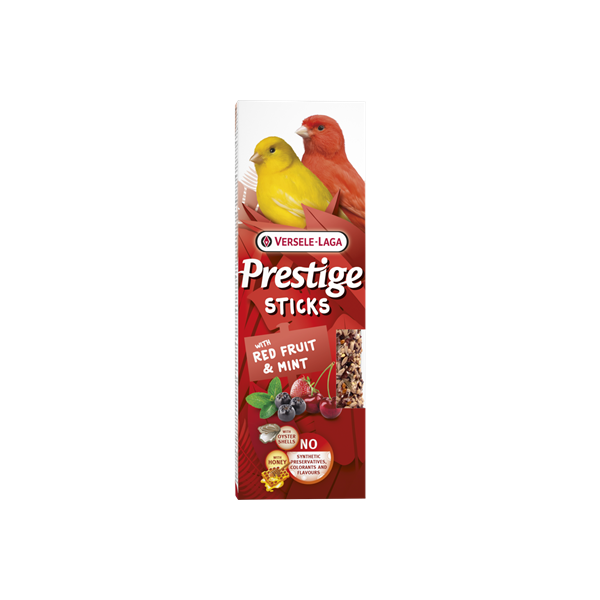 Seed sticks with red fruits & mint for canaries - 2 sticks