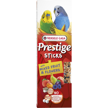 Fruit & Flower Seed Sticks for Small Budgies - 2 Pieces
