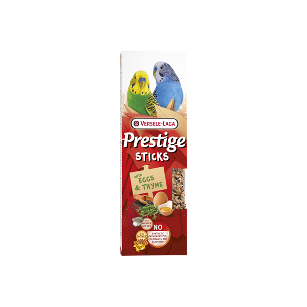 Bâtons de graines aux œuf & thym pour petites perruches - 2 Piéces