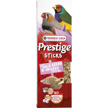 Bâtons avec graines de graminées et d'anis pour exotiques - 2 sticks