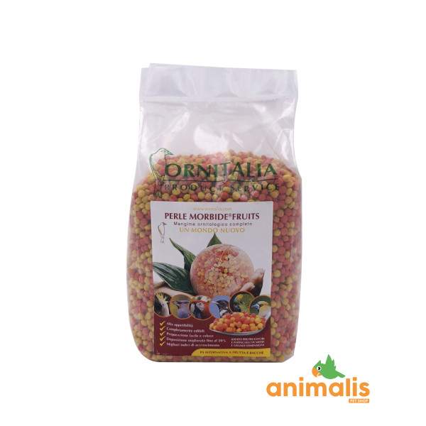 Soft red fruit pearls 9kg - Ornitalia
