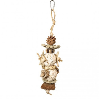 Sola Sternenbaum Spielzeug für Sittich und Papagei - 36x12x12cm - Zurück Zoo Nature