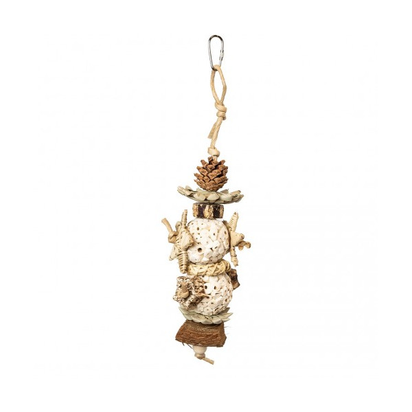 Sola Sternenbaum Spielzeug für Sittich und Papagei - 36x12x12cm - Zurück Zoo Nature