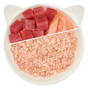 Hähnchenfilet & Thunfischfilet 70g - Nassfutter für Katzen - Wow
