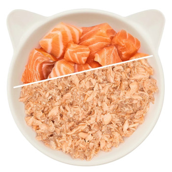 Lachsfilet 70g - Nassfutter für Katzen - Wow