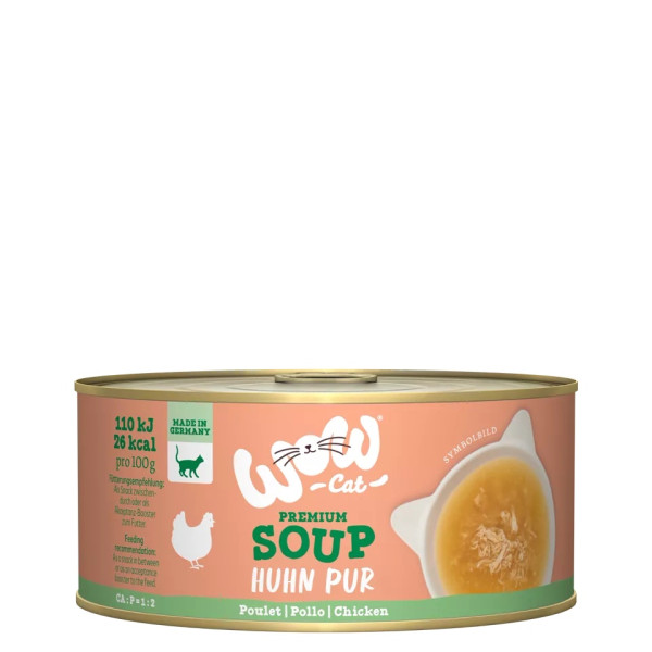 Hühnersuppe 70g - Nassfutter für Katzen - Wow