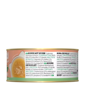Hühnersuppe 70g - Nassfutter für Katzen - Wow