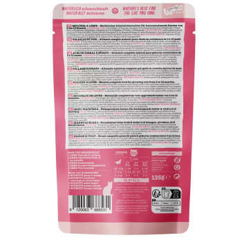 Junior Geflügel & Leber 125g - Katzenfutter - Wow