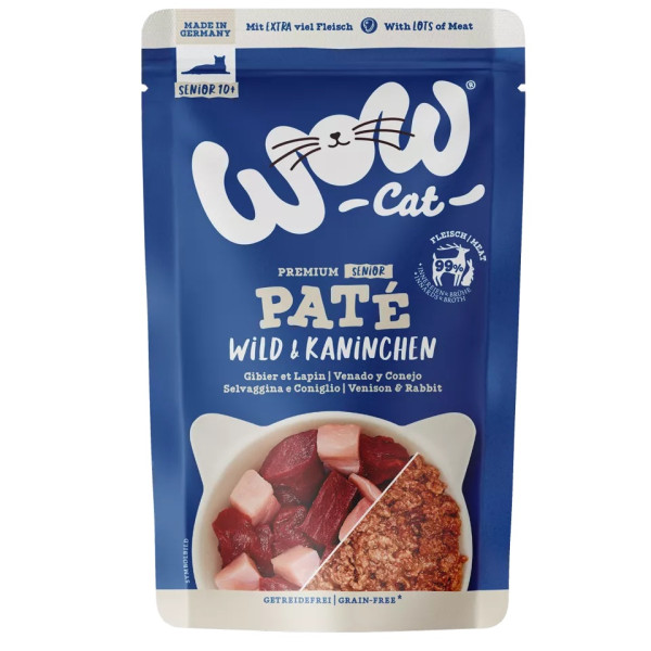 Senior Game & Rabbit 125g - Katzenfutter - Wow