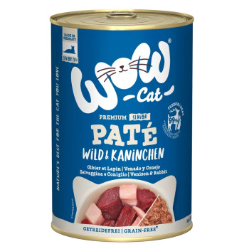Senior Game & Rabbit 400g - Cat Food - Wow