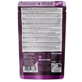 Senior Gevogelte & Eend 125g - Kattenvoer - Wow
