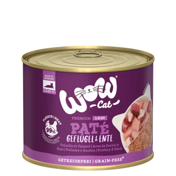 Senior Poultry & Duck 200g - Cat Food - Wow