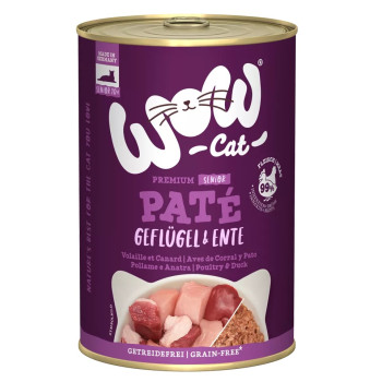 Senior Poultry & Duck 400g - Cat Food - Wow