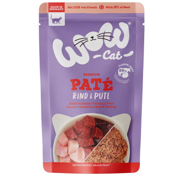 Adult Beef & Pute 125g - Katzenfutter - Wow