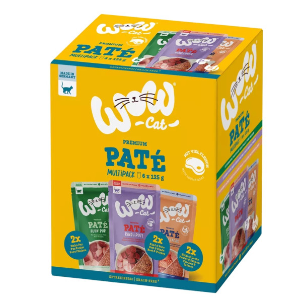 Multipack Adult 6x125g - Katzenfutter - Wow