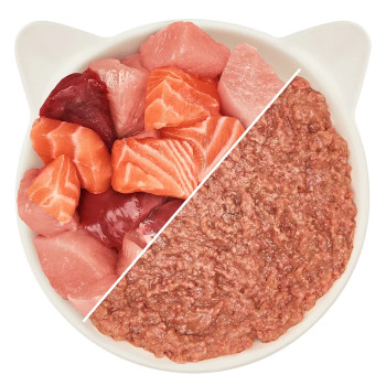 Adult Huhn & Lachs 200g - Katzenfutter - Wow
