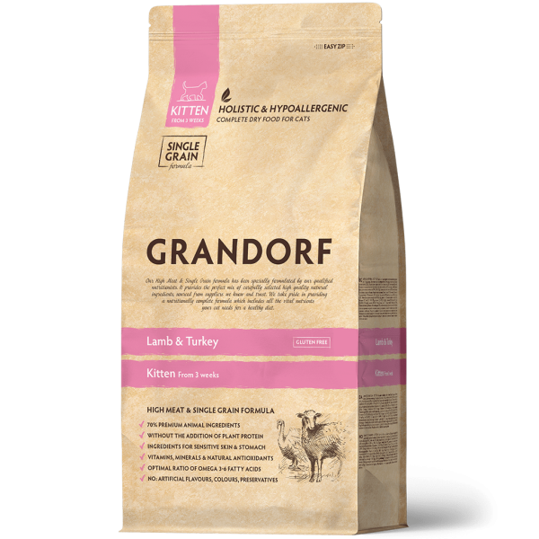 Lamm & Pute 2kg - Kätzchen - Grandorf