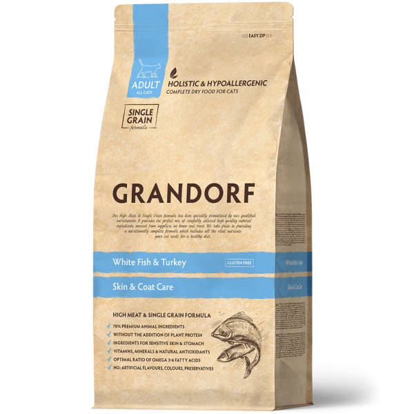 Witte vis en kalkoen 2kg - Volwassene - Grandorf