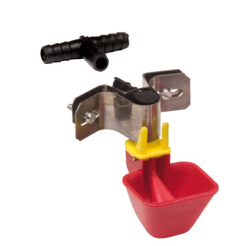 Drinking bowl for chick with screw-on lid