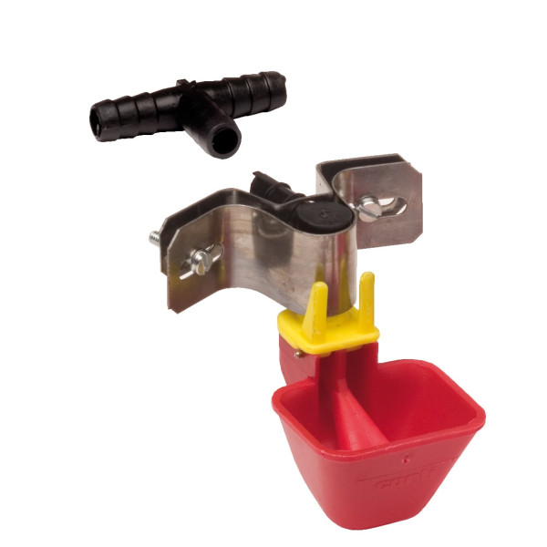 Drinking bowl for chick with screw-on lid