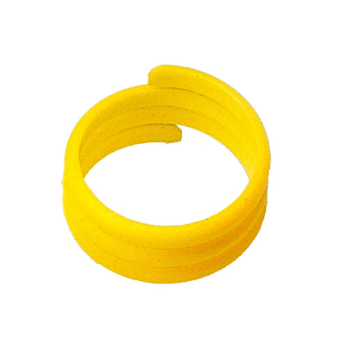 Bague En Plastique Pour Poules - 18mm - Jaune