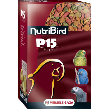 Nutribird P15 tropical 1kg - Granulés Extrudés - Aliment D'entretien Pour Perroquets