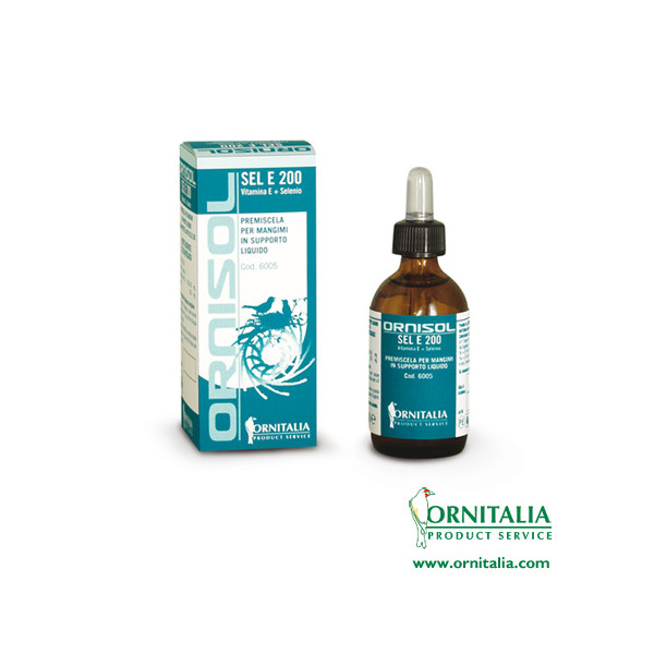 Ornisol Sel E 200 - 50ml - Ornitalia