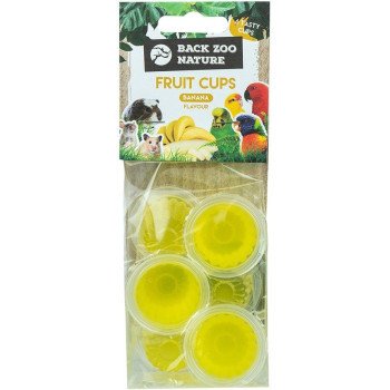 Banaan Fruit Jelly - Fruit Cup - (6 potten) - Back Zoo Nature