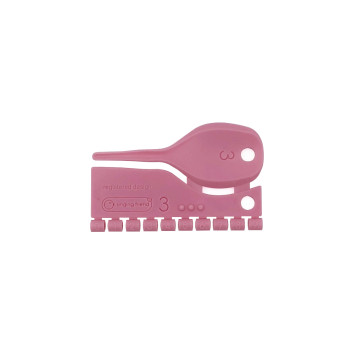 Bagues ouvertes en plastiques - Bleu - 3 mm - 10 pièces
