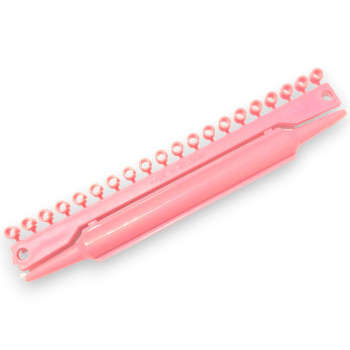 3mm plastic rings - 20 pieces - assorted colours