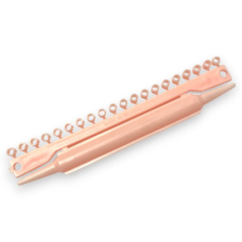 Bagues 3mm en plastique - 20 pièces - assortiment de couleur