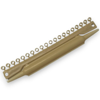 Bagues 3mm en plastique - 20 pièces - assortiment de couleur