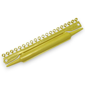3mm plastic rings - 20 pieces - assorted colours
