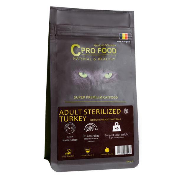 Erwachsene sterilisierte Katzen 1,5kg - Trockenfutter für sterilisierte erwachsene Katzen - CproFood