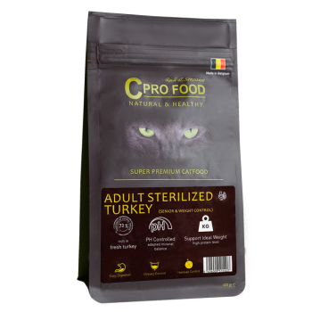Adult Sterilized Turkey 7,5kg - Sterilisiertes Adult Katzenfutter - CproFood