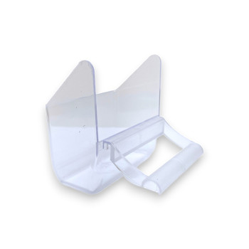 Buitenvogelvoeder voor gevel met kleppen 7,2x4x7,8cm Transparant - Ost