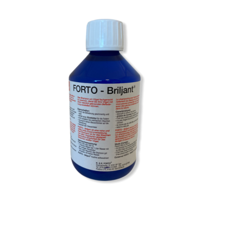Forto Brillant 250ml - Blue shampoo for birds Forto Brillant 250ml - Blue shampoo for birds