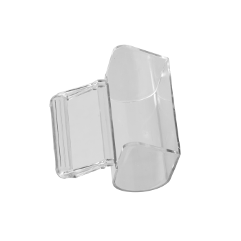 Comedouro externo para fachada com abas 7,2x4x7,8cm Transparente - Fauna