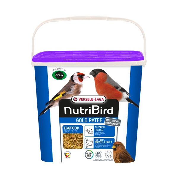 Gold Pâtée Oiseaux Indigènes 5kg - Pâtée grasse avec insectes - NutriBird