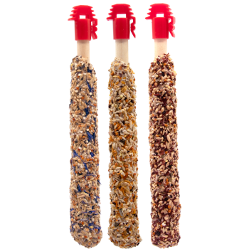 Bastões de sementes tripla variedade para canários 3 sabores - 3 sticks