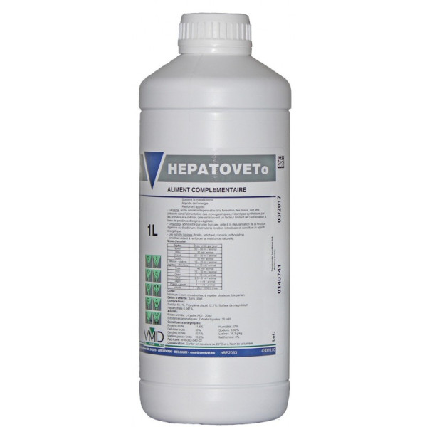 Hepatoveto 1L - Produto para a digestão - V.M.D.