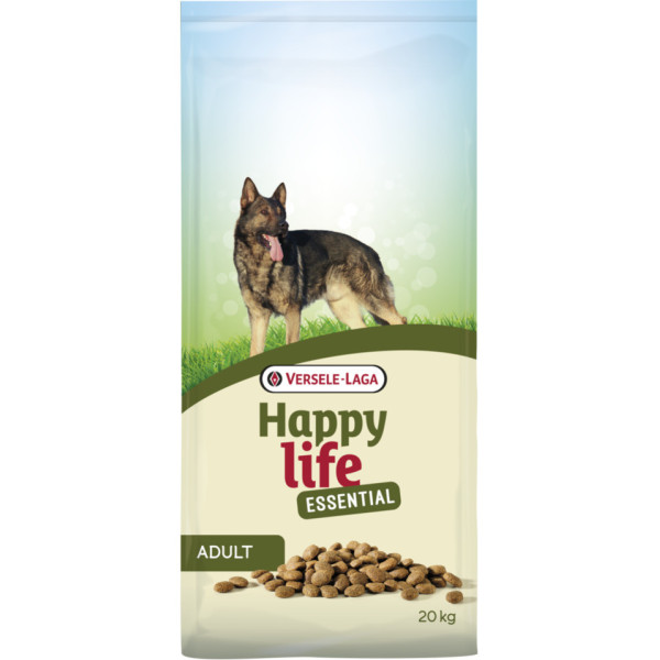 Crocchette Happy life "Essential" 20kg + 3kg Gratis - Promozione