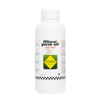 Óleo de germe de trigo 1L - Óleo de germe de trigo + vit E - Enriquecido com Vitamina E - Comed