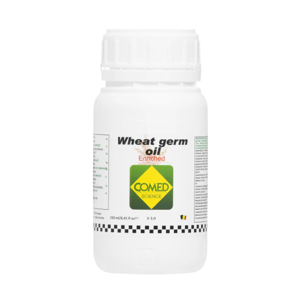 Óleo de gérmen de trigo 250 ml - Óleo de gérmen de trigo + vit E - Enriquecido com vitamina E - Comed