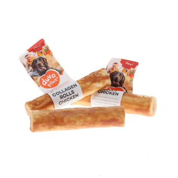Collagen chicken rolls - L - 25cm x 1pc / 105g - Chew