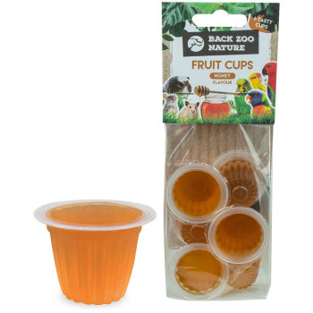 Fruchtgelee mit Honig - Obstbecher - (6 Gläser) - Back Zoo Nature